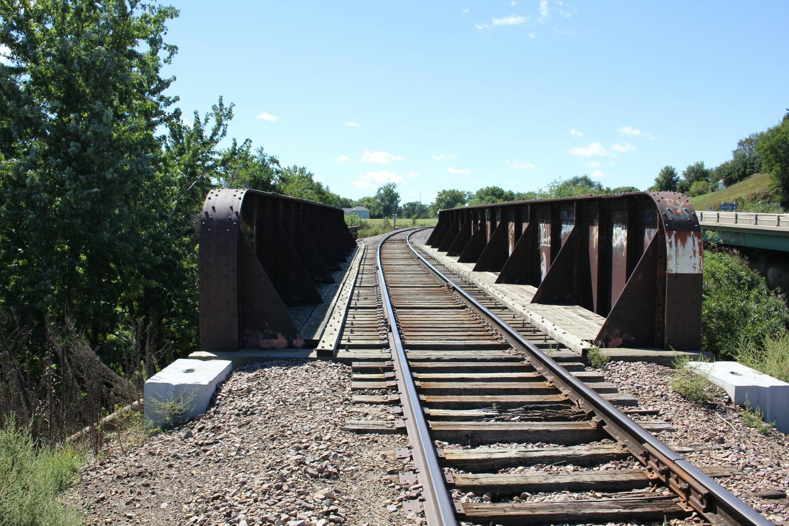 Looking south